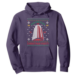 Nakatomi Plaza Hoodie Christmas Party 1988 Seasons Greetings TS11 Purple Print Your Wear