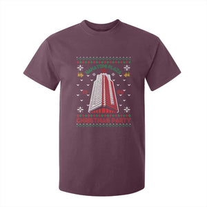 Nakatomi Plaza T Shirt For Kid Christmas Party 1988 Seasons Greetings TS11 Maroon Print Your Wear