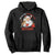 Funny Christmas Santa Hoodie I'm On The Naughty List And I Regret Nothing TS11 Black Print Your Wear