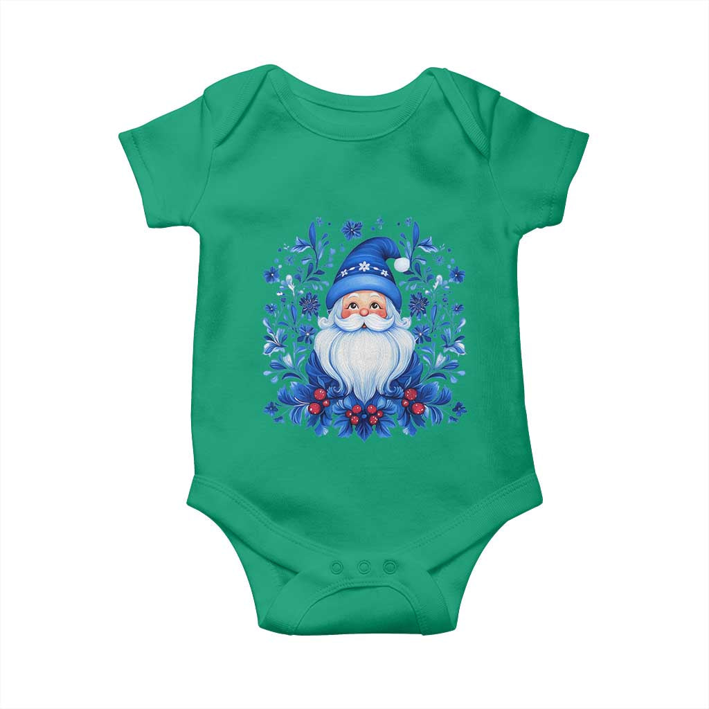 Norwegian Christmas Scandinavian Yule Santa Folk Art Winter Solstice Baby Onesie TS11 Irish Green Print Your Wear