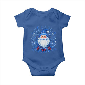 Norwegian Christmas Scandinavian Yule Santa Folk Art Winter Solstice Baby Onesie TS11 Royal Blue Print Your Wear