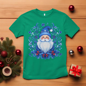 Norwegian Christmas Scandinavian Yule Santa Folk Art Winter Solstice T Shirt TS11 Irish Green Print Your Wear