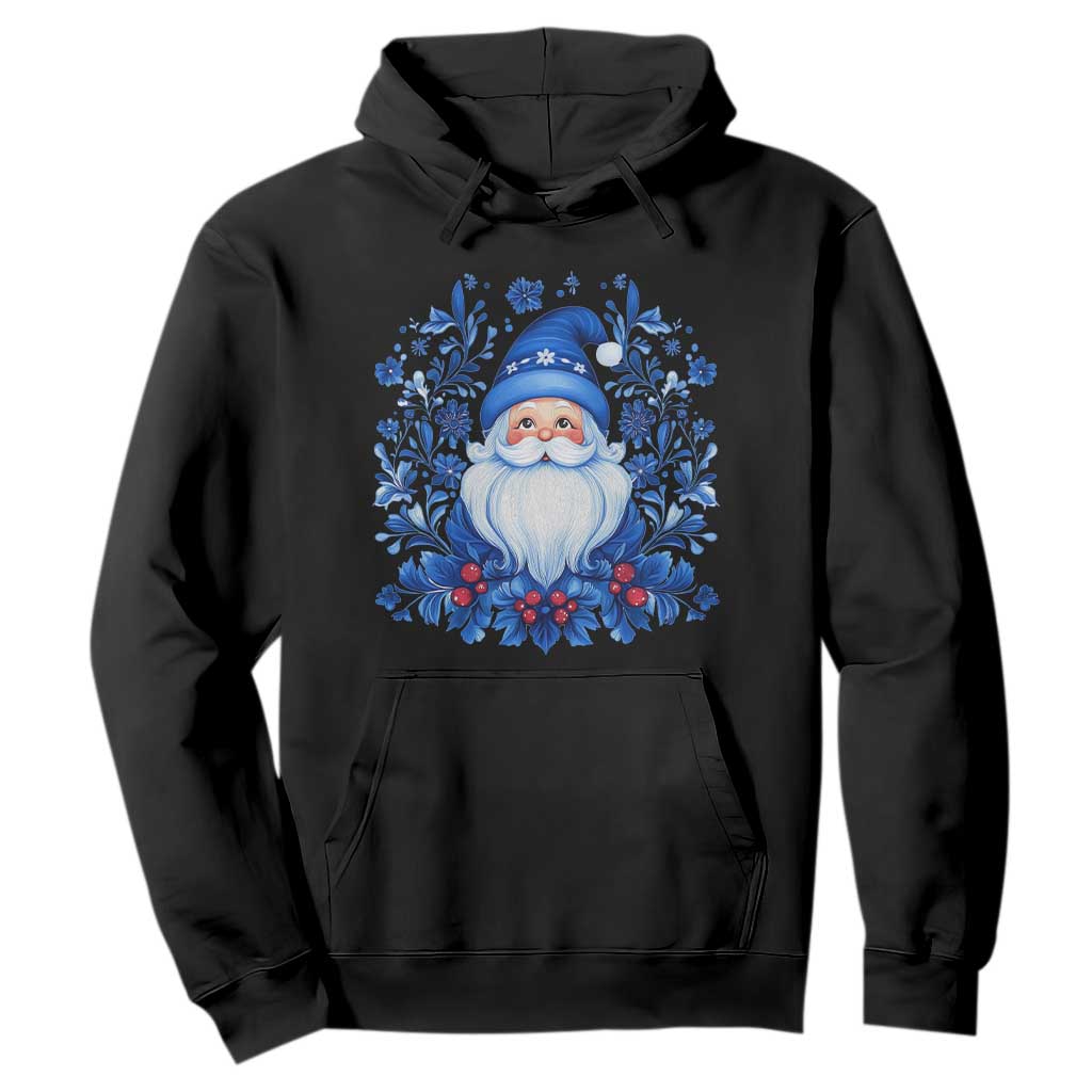 Norwegian Christmas Scandinavian Yule Santa Folk Art Winter Solstice Hoodie TS11 Black Print Your Wear
