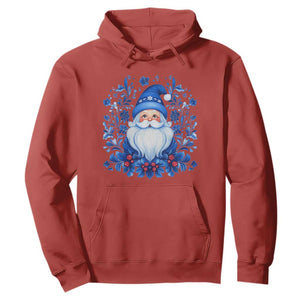 Norwegian Christmas Scandinavian Yule Santa Folk Art Winter Solstice Hoodie TS11 Red Print Your Wear