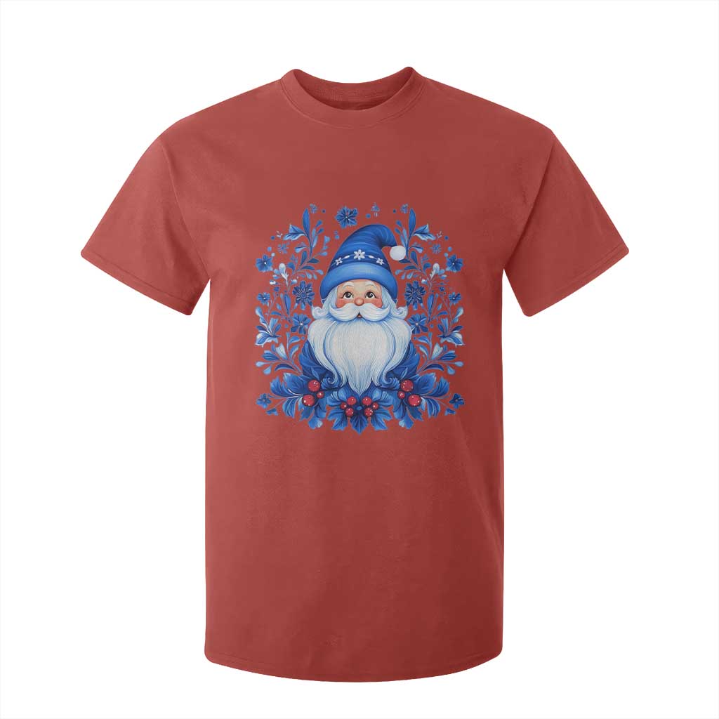 Norwegian Christmas Scandinavian Yule Santa Folk Art Winter Solstice T Shirt For Kid TS11 Red Print Your Wear