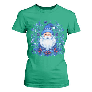 Norwegian Christmas Scandinavian Yule Santa Folk Art Winter Solstice T Shirt For Women TS11 Irish Green Print Your Wear