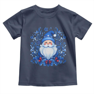 Norwegian Christmas Scandinavian Yule Santa Folk Art Winter Solstice Toddler T Shirt TS11 Navy Print Your Wear