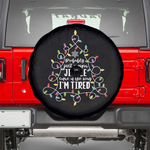Probably Just Gonna Jingle Some Of The Way I'm Tired Christmas Spare Tire Cover Xmas Light TS11 Black Print Your Wear