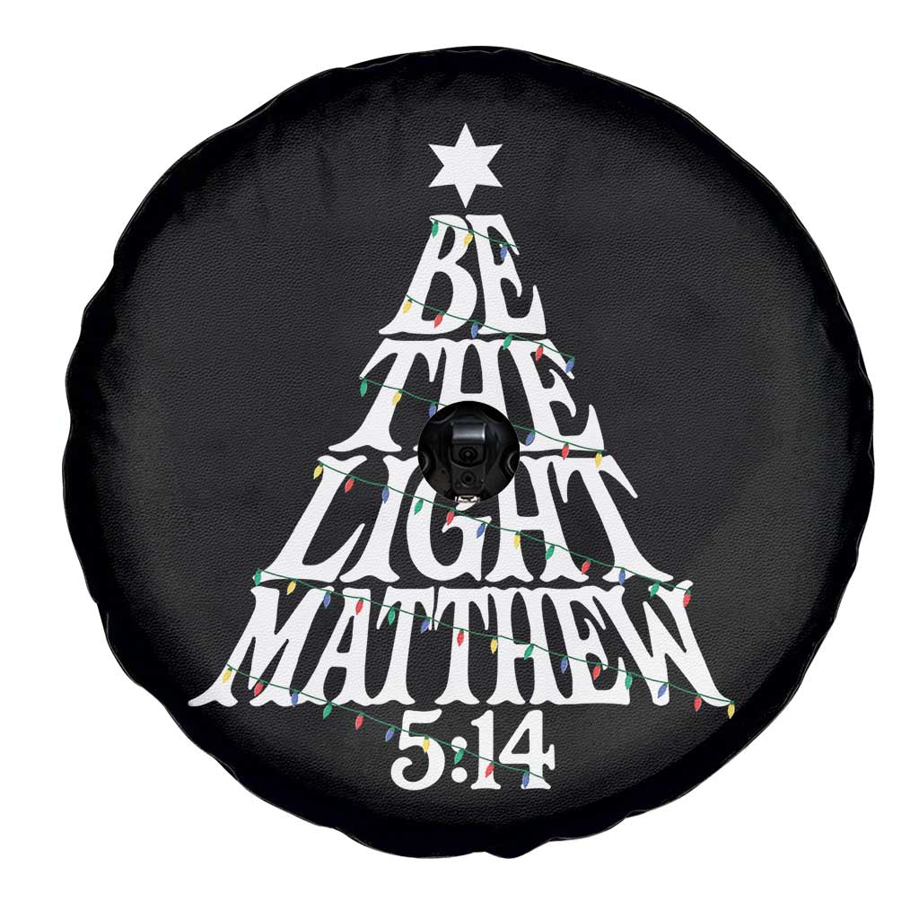 Christmas Be The Light Spare Tire Cover Christian Xmas Bible Verse TS11 Print Your Wear