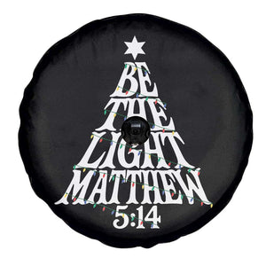 Christmas Be The Light Spare Tire Cover Christian Xmas Bible Verse TS11 Print Your Wear