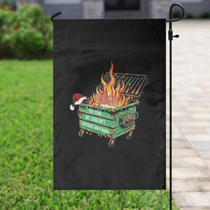 Funny Lil Dumpster Fire 2025 Garden Flag The Year We Couldnt Afford Anything TS11 Print Your Wear