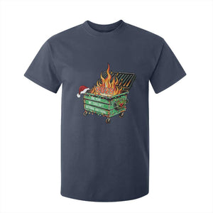 Funny Lil Dumpster Fire 2025 T Shirt For Kid The Year We Couldnt Afford Anything TS11 Navy Print Your Wear