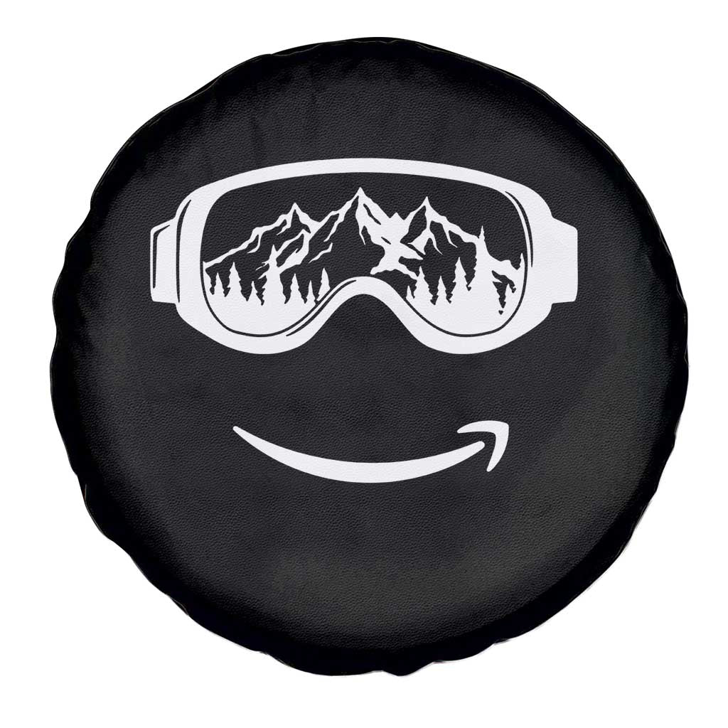 Funny Skiing Snowboard Spare Tire Cover Snow Goggles Snow Mountain Winter Sport TS11 Print Your Wear