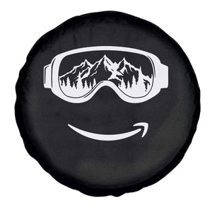 Funny Skiing Snowboard Spare Tire Cover Snow Goggles Snow Mountain Winter Sport TS11 Print Your Wear