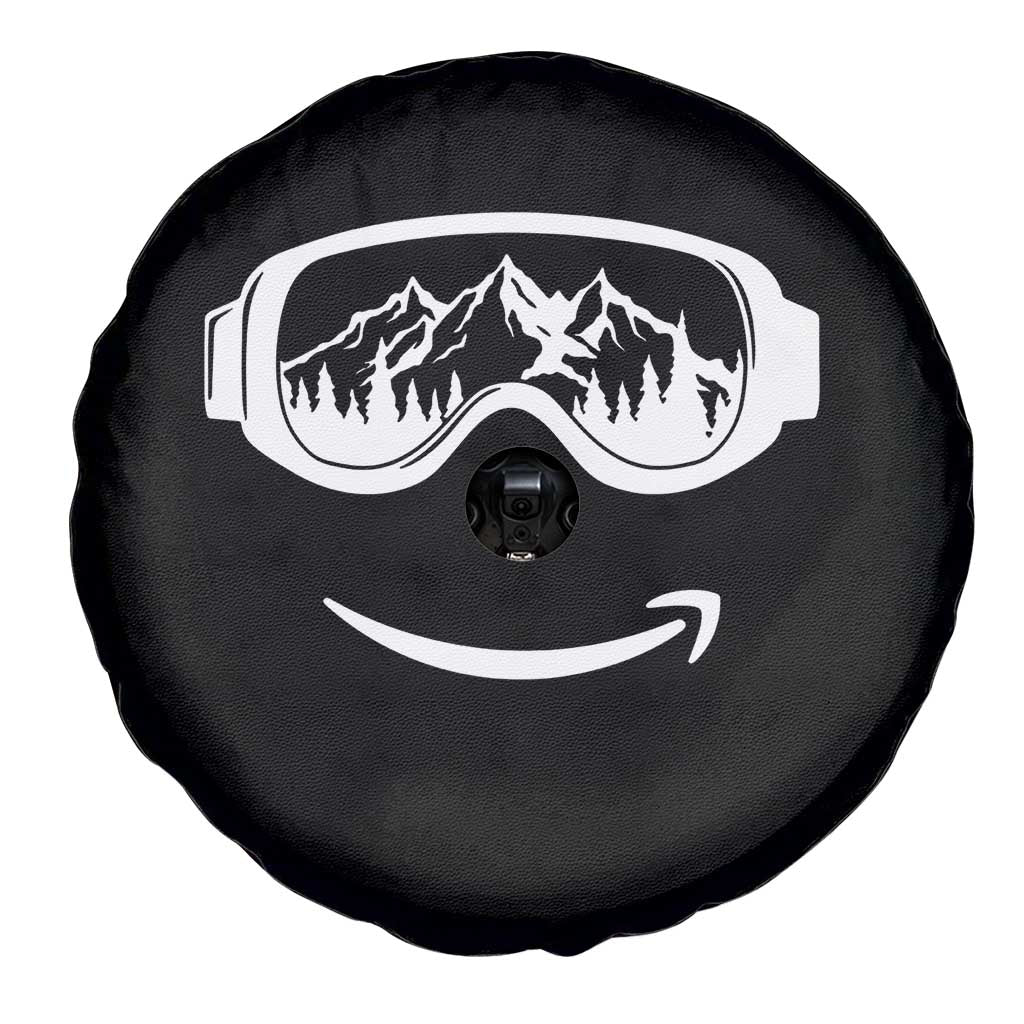 Funny Skiing Snowboard Spare Tire Cover Snow Goggles Snow Mountain Winter Sport TS11 Print Your Wear
