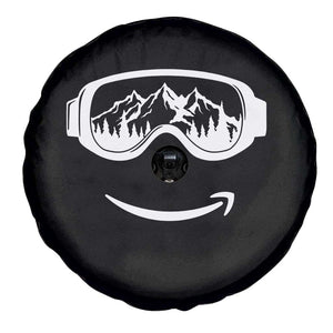 Funny Skiing Snowboard Spare Tire Cover Snow Goggles Snow Mountain Winter Sport TS11 Print Your Wear