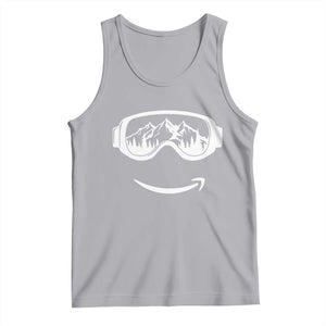 Funny Skiing Snowboard Tank Top Snow Goggles Snow Mountain Winter Sport TS11 Athletic Heather Print Your Wear