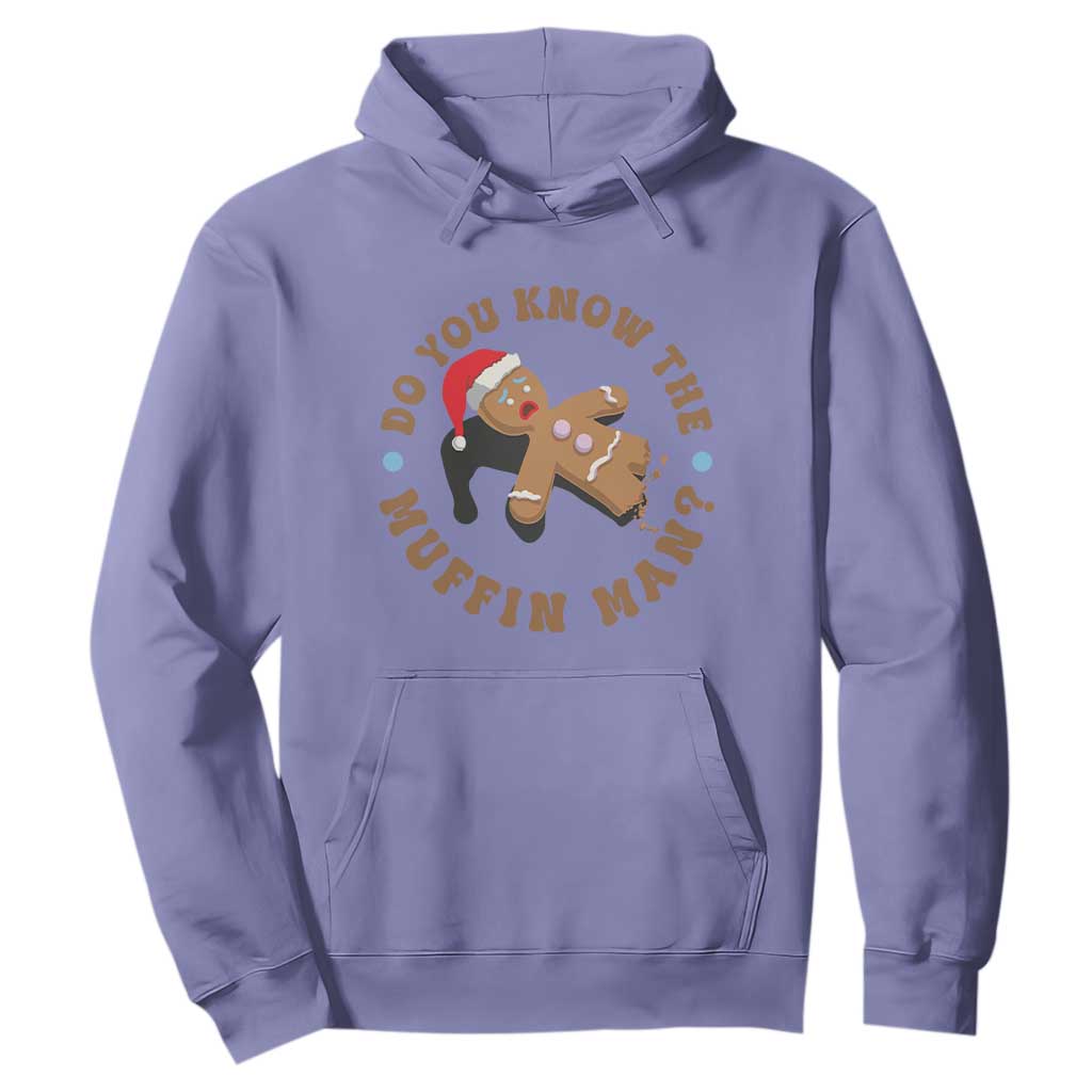 Christmas Gingerbread Hoodie Funny Do You Know The Muffin Man TS11 Violet Print Your Wear