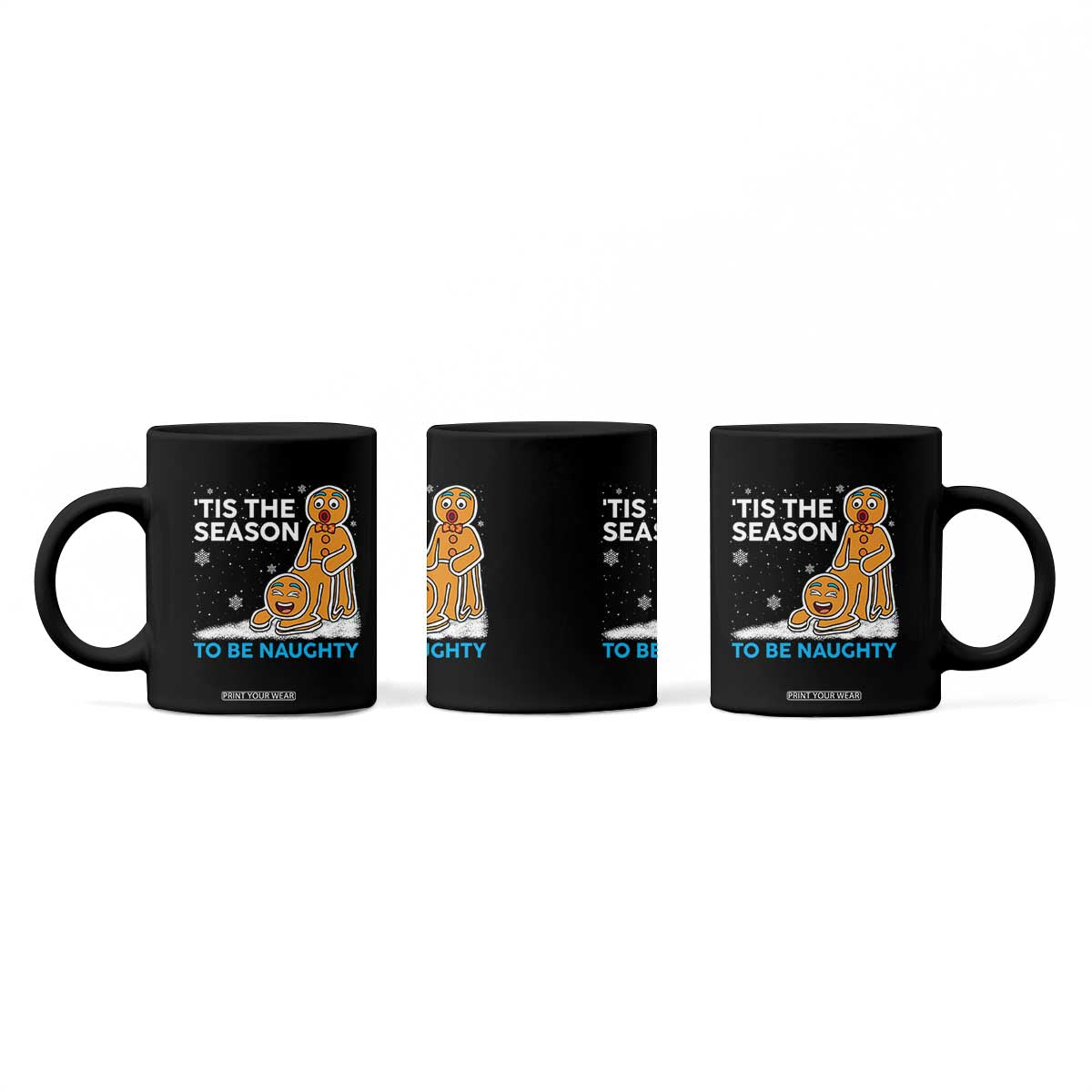 Funny Tis The Season To Be Naughty Dirty Christmas Coffee Mug Xmas Adult Humor TS11 Print Your Wear