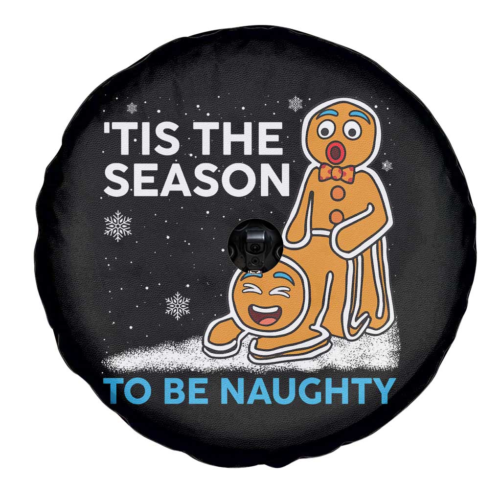 Funny Tis The Season To Be Naughty Dirty Christmas Spare Tire Cover Xmas Adult Humor TS11 Print Your Wear
