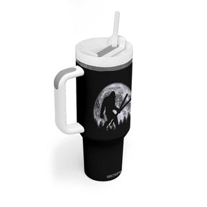 Funny Skiing Bigfoot Ski Winter Sport Moon Tumbler With Handle TS11 Print Your Wear