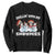 Funny Christmas Native American Sweatshirt Chillin' With My Snowmies Snowman Tribes TS11 Black Print Your Wear