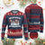 Funny Xmas Native American Ugly Christmas Sweater Chillin' With My Snowmies Snowman Tribes TS11 Burgundy Print Your Wear