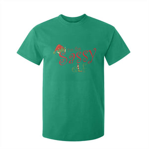 Funny Christmas Elf T Shirt For Kid I'm The Sassy Elf Family Matching TS11 Irish Green Print Your Wear
