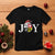 Christmas Native American Joy Medicine Wheel Santa Hat T Shirt TS11 Black Print Your Wear