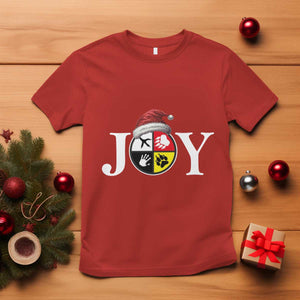 Christmas Native American Joy Medicine Wheel Santa Hat T Shirt TS11 Red Print Your Wear