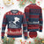 Funny Skiing Ugly Christmas Sweater My Life Is Going Downhill Skier TS11 Burgundy Print Your Wear