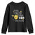 Funny 100th Day Of School Bee Youth Sweatshirt Oh Honey I Buzzed Through 100 Days Of School TS11 Black Print Your Wear