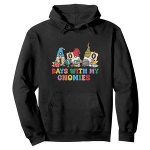 Funny 100 Days With My Gnomies Hoodie 100th Day of School TS11 Black Print Your Wear