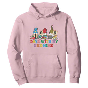 Funny 100 Days With My Gnomies Hoodie 100th Day of School TS11 Light Pink Print Your Wear