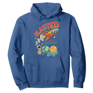 Funny Blasted My Way Through 100 Days Hoodie 100 Days Of School TS11 Royal Blue Print Your Wear