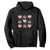Funny Valentine's Day Weed Cannabis Marijuana Hearts Coquette Hoodie TS11 Black Print Your Wear