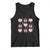 Funny Valentine's Day Weed Cannabis Marijuana Hearts Coquette Tank Top TS11 Black Print Your Wear