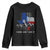 History Of Texas Youth Sweatshirt Come And Take It Gonzales Texas Map American Flag TS11 Black Print Your Wear