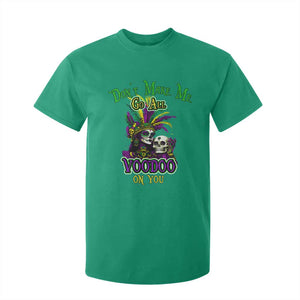 Funny Mardi Gras Voodoo Queen T Shirt For Kid Don't Make Me Go All Voodoo On You TS11 Irish Green Print Your Wear