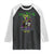 Funny Mardi Gras Voodoo Queen Raglan Shirt Don't Make Me Go All Voodoo On You TS11 Black White Print Your Wear