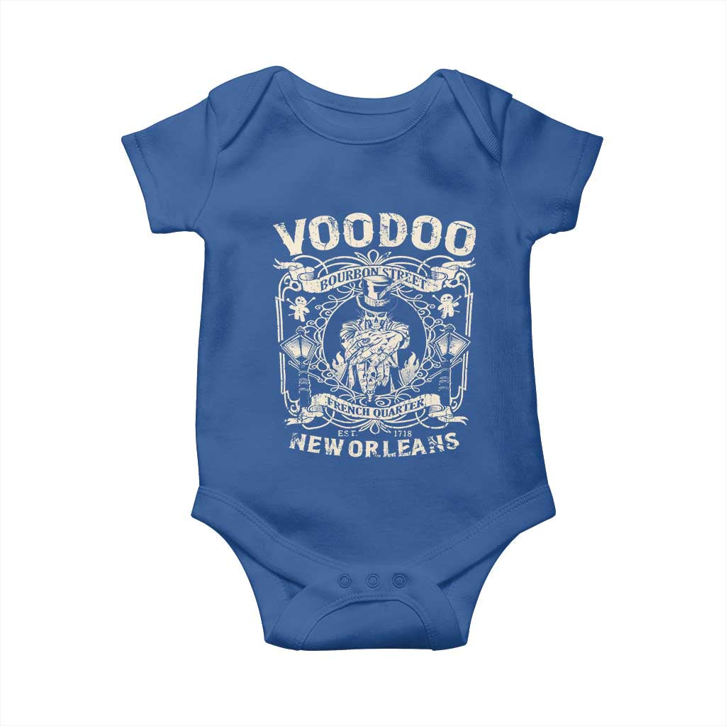 Voodoo Bourbon Street Spooky New Orleans Baby Onesie Voodoo Doctor TS11 Royal Blue Print Your Wear