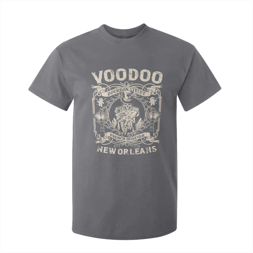 Voodoo Bourbon Street Spooky New Orleans T Shirt For Kid Voodoo Doctor TS11 Charcoal Print Your Wear
