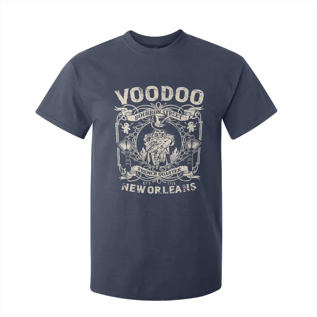 Voodoo Bourbon Street Spooky New Orleans T Shirt For Kid Voodoo Doctor TS11 Navy Print Your Wear