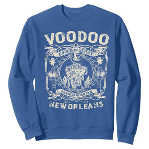 Voodoo Bourbon Street Spooky New Orleans Sweatshirt Voodoo Doctor TS11 Royal Blue Print Your Wear