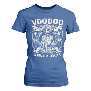 Voodoo Bourbon Street Spooky New Orleans T Shirt For Women Voodoo Doctor TS11 Royal Blue Print Your Wear