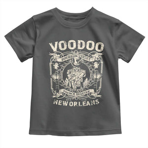 Voodoo Bourbon Street Spooky New Orleans Toddler T Shirt Voodoo Doctor TS11 Dark Heather Print Your Wear