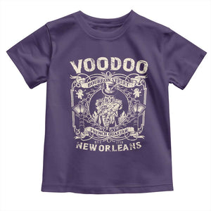Voodoo Bourbon Street Spooky New Orleans Toddler T Shirt Voodoo Doctor TS11 Purple Print Your Wear
