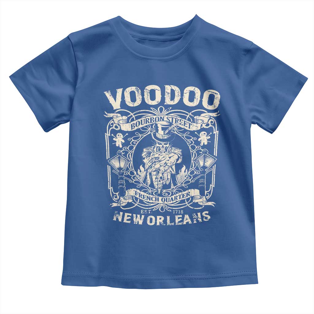 Voodoo Bourbon Street Spooky New Orleans Toddler T Shirt Voodoo Doctor TS11 Royal Blue Print Your Wear