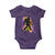 Funny Bigfoot Mardi Gras Louisiana Map Jazz Music Baby Onesie TS11 Purple Print Your Wear