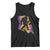 Funny Bigfoot Mardi Gras Louisiana Map Jazz Music Tank Top TS11 Black Print Your Wear